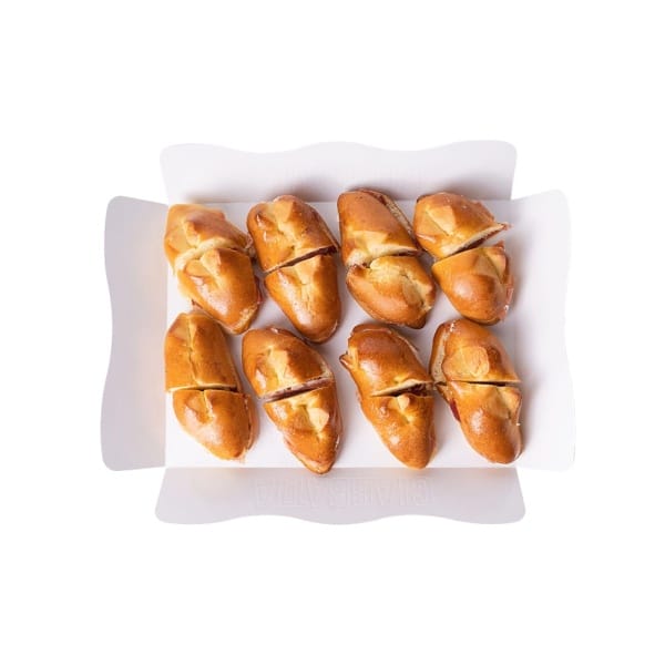 Bandeja brioches jamón salado