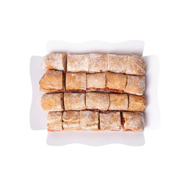 Bandeja de Chapatas Individuales con Embutido Variado
